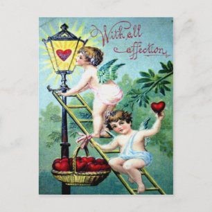 Vintage Valentine Holiday Postcard