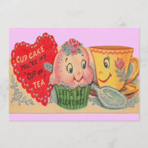Vintage Valentine Invitations
