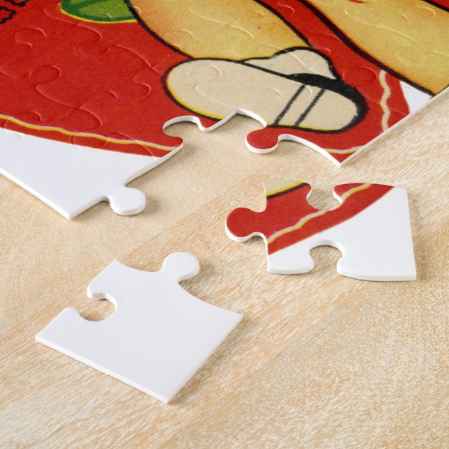 Vintage Valentine Jigsaw Puzzle (Side)