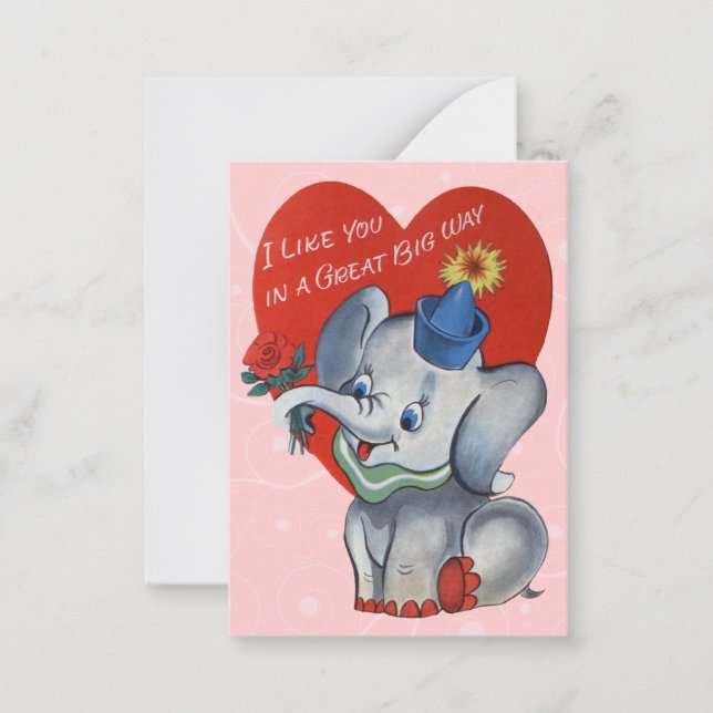 Vintage Valentine Kid Cards (Front)