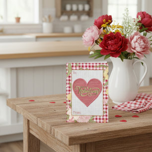 Vintage Valentine: Love in Every Thread Holiday Card