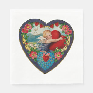 Vintage Valentine Napkin