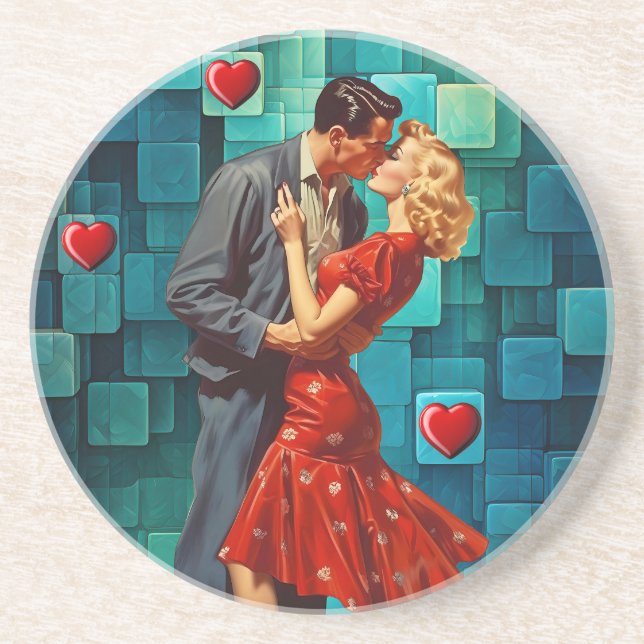 VINTAGE VALENTINE PASSION COASTER (Front)