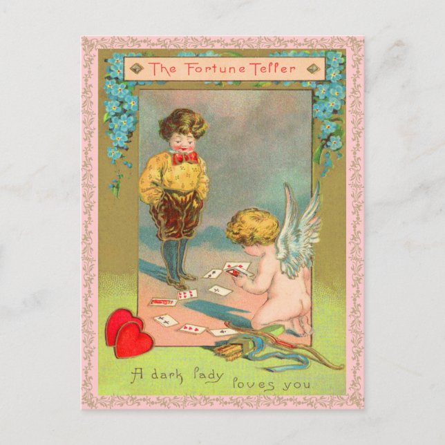 Vintage Valentine Postcard (Front)