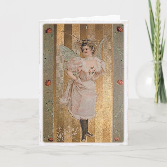 Vintage Valentine Postcard (Front)