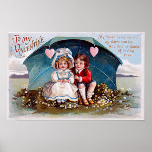 Vintage Valentine  Poster