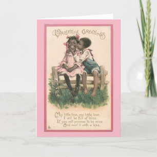 Vintage Valentine - Seal It With a Kiss, Holiday Card