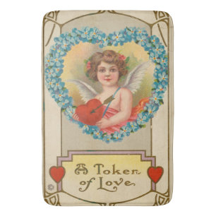 Vintage Valentine, Stecher Litho Company, ca. 1910 Bath Mat