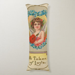 Vintage Valentine, Stecher Litho Company, ca. 1910 Body Pillow