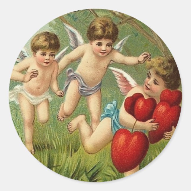 Vintage Valentine Stickers (Front)