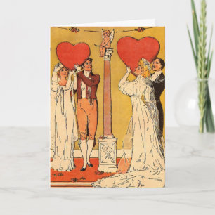 Vintage Valentines - Customized Holiday Card