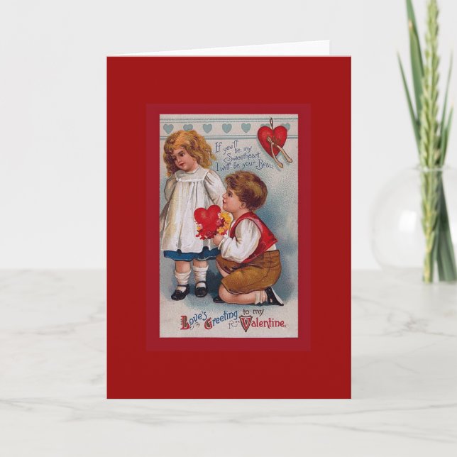 Vintage Valentine's Day Card (Front)
