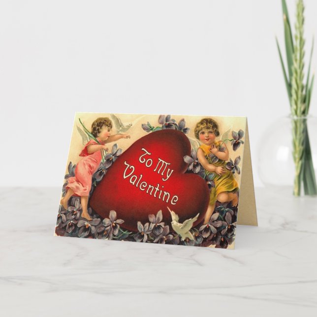 Vintage Valentine's Day Card (Front)