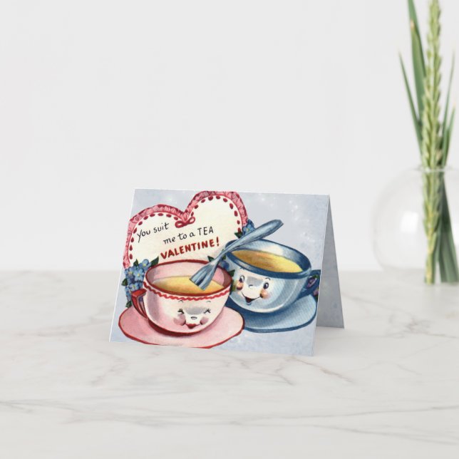 Vintage Valentine's Day Card for Kids (Front)