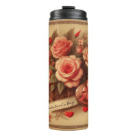 Vintage Valentine's Day Chocolates and Flowers