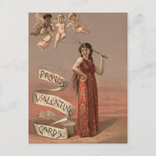 Vintage: Valentine's day - Holiday Postcard