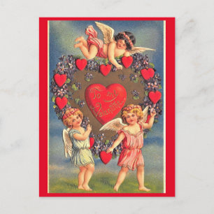 Vintage Valentine's Day Holiday Postcard