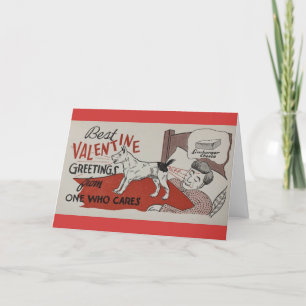 Vintage - Valentine's Day is a Gas, Holiday Card