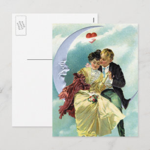 Vintage Valentine's Day Victorian Love and Romance Holiday Postcard