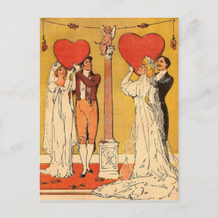 Vintage Valentines Holiday Postcard