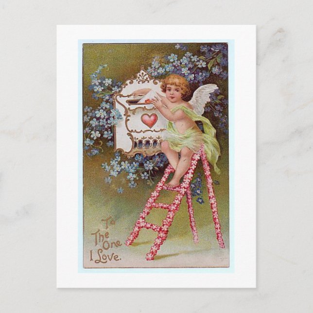 Vintage Valentine's Postcard (Front)