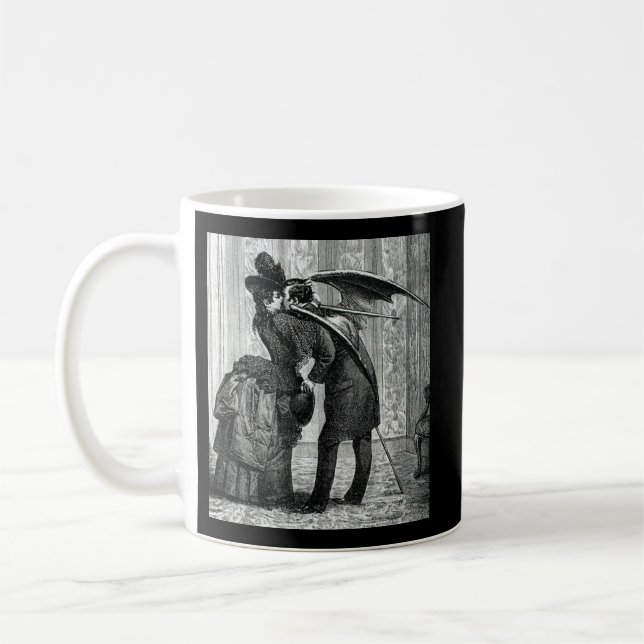 Vintage Vampire Coffee Mug (Left)