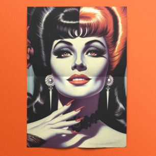 Vintage Vampire Woman Tissue Paper