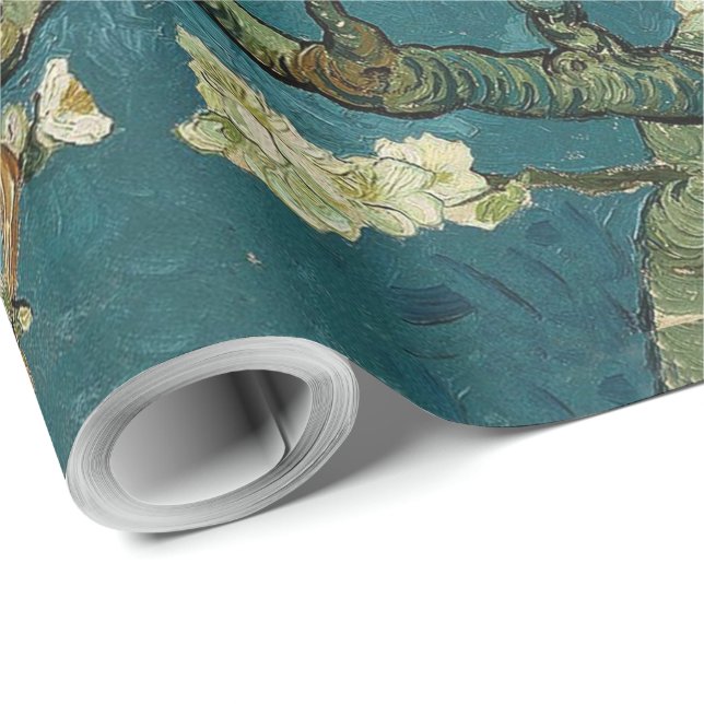 Vintage Van Gogh Almond Blossom Wrapping Paper (Roll Corner)