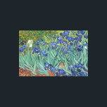 Vintage Van Gogh Irises     Canvas Print<br><div class="desc">A gorgeous print of "Irises"  painted in 1889 by Dutch painter Vincent van Gogh. Irises is one of several paintings of Irises by Van Gogh and is one of many paintings he created while at the Saint Paul-de-Mausole asylum,  Arles France in 1890 the year of his death.</div>