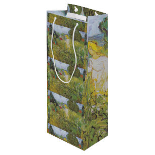 Vintage Van Gogh Marguerite Gachet in the Garden W Wine Gift Bag