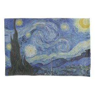 Vintage Van Gogh Starry Night Pillowcase