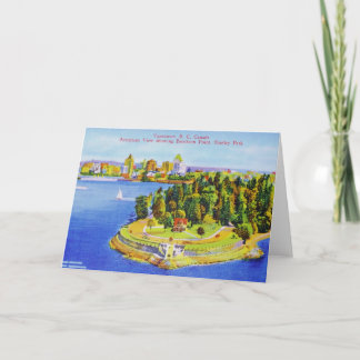Vintage Vancouver Island Greeting Card