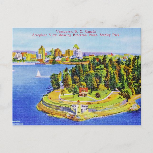 Vintage Vancouver Island Post Card (Front)