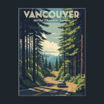 Vintage Vancouver Skyline Canada Travel Postcard<br><div class="desc">Vancouver, a coastal gem nestled in the southwestern corner of British Columbia, Canada, is a city that seamlessly blends natural beauty with urban vibrancy. Renowned for its stunning natural landscapes, diverse cultural tapestry, and progressive spirit, Vancouver has become a global destination for travelers and residents alike. Natural Wonders Vancouver is...</div>