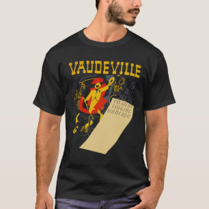Vintage Vaudeville Show Poster Abstract Art T-Shirt