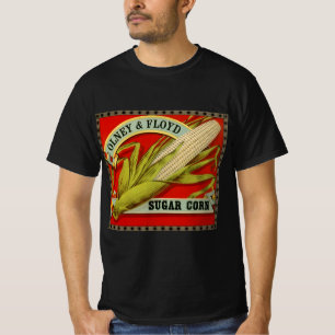 Vintage Vegetable Label, Olney & Floyd Sugar Corn T-Shirt