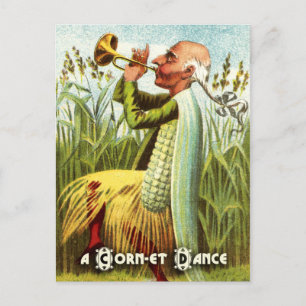 Vintage Vegetable Postcard Series: Corn