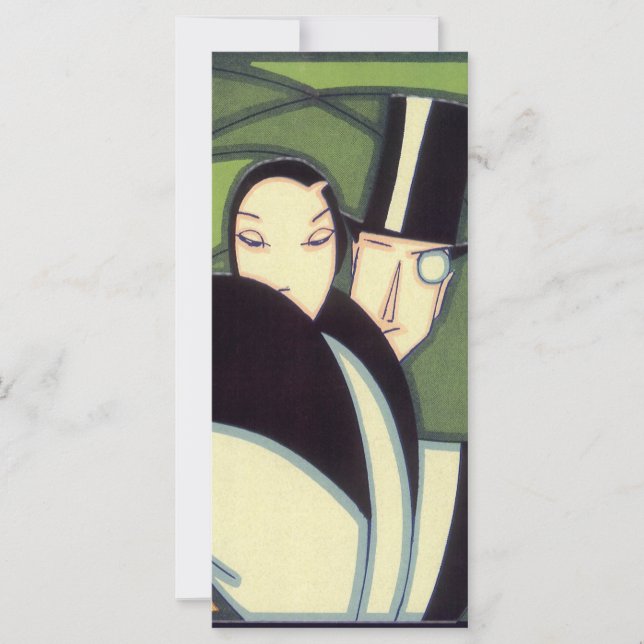 Vintage Vegetable Topper Label, Art Deco Romance (Front)