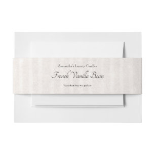 Vintage Vellum Cold Process Soap Label Template Invitation Belly Band