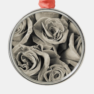 Vintage Velvet Beauty Metal Ornament