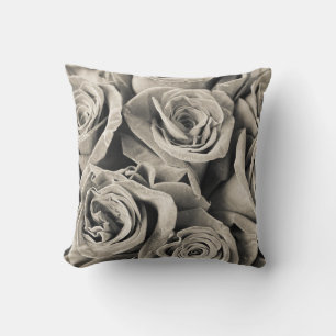 Vintage Velvet Beauty Throw Pillow