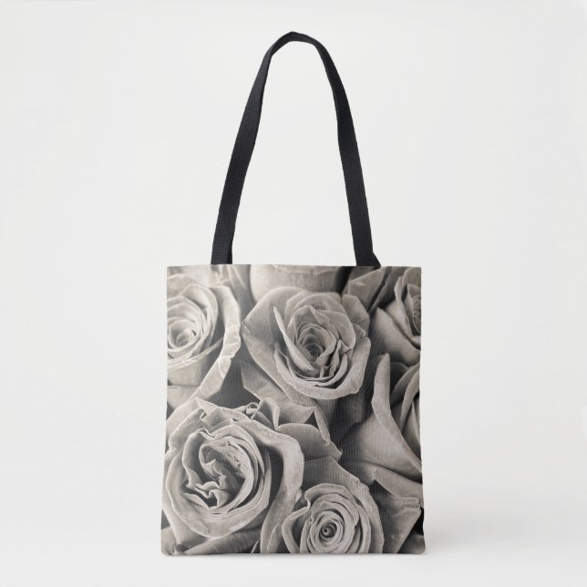 Vintage Velvet Beauty Tote Bag (Front)