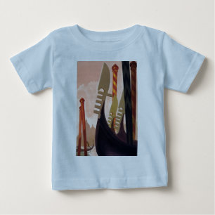 Vintage Venezia Gondolas Baby T-Shirt