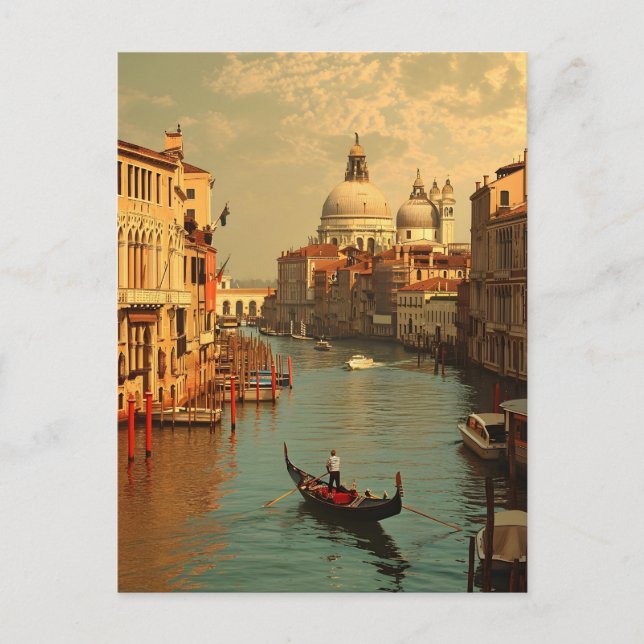 Vintage Venice: A Timeless Postcard (Front)