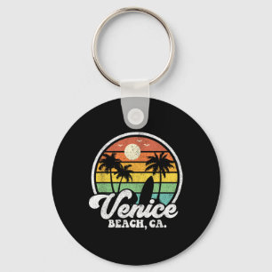 Vintage Venice Beach California Ca Surfing Retro S Keychain