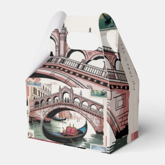 Vintage Venice Gondola Gift  Favor Box