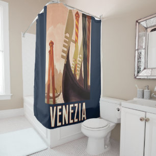 Vintage Venice Italy Gondola Travel