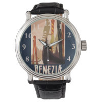 Vintage Venice Italy Gondola Travel