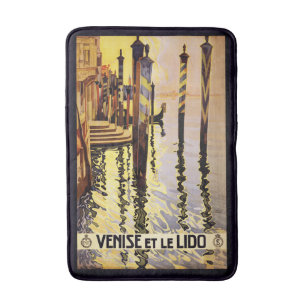 Vintage Venice Italy Travel Poster bath mats