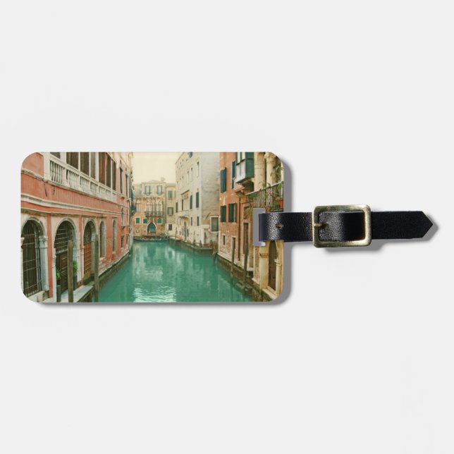 Vintage Venice luggage tag (Front Horizontal)